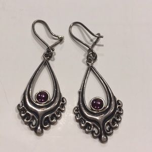 Antique chandelier earrings 925. Silver